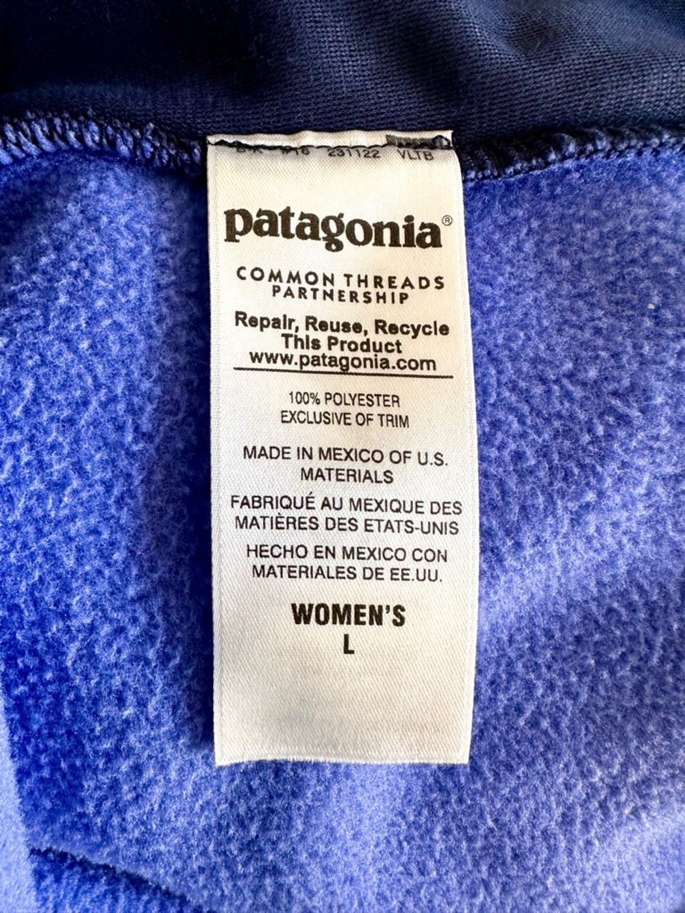 Patagonia Women's Snap T Vest Fleece- Full Zip - Picture 5 of 5